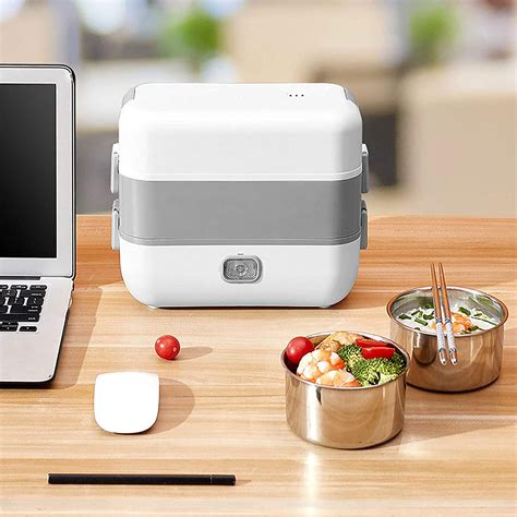 best portable electric lunch box|self heating lunch box wireless.